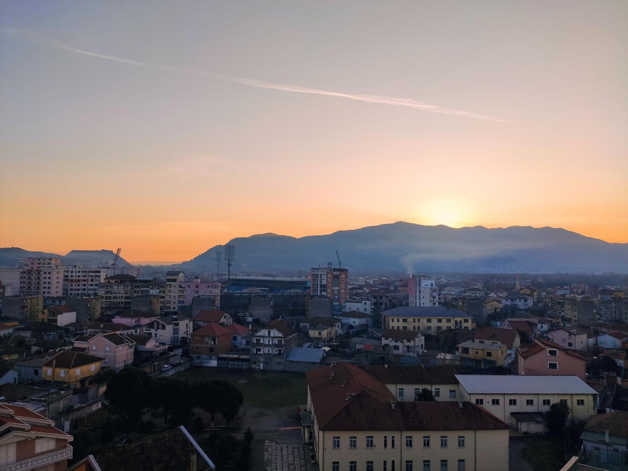 Sunset View Apartment Shkoder Rooftop Exterior foto